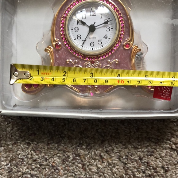 Standing enamel clock - Picture 6 of 8